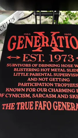 Gen X 1973 🔥 Fireeeee #genx #genxtiktokers #genxactivated #genxcrew #genxmom #genxdad #genxtiktok #proudgenx #generationx #generations #personalizedgifts #1973 #fafo #genxforlife #genxtiktoker #genxwomen #genxtrain 
