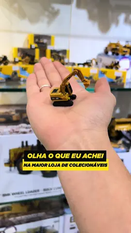 Mini escavadeira Caterpillar 😱 Preço pelo link da bio 🔗 #caterpillar #cat #escavadeira #miniatura #miniaturas #escavadeira 