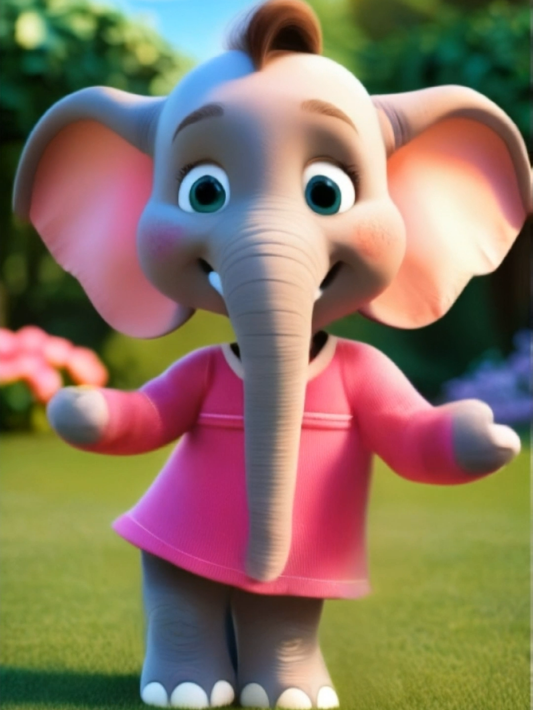 Cute elephant dancing with the Shalala lala song #funnyfunnytv #shalalalala #shalalachallenge #funnydance #funnykids #kids #kidsoftiktok #funnykids #elephants #elephantdance #fyp #foryou #forkids #cartoon