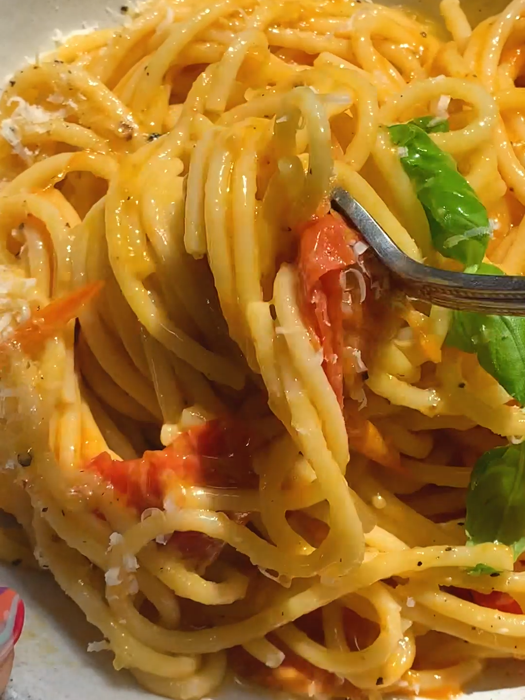 Cherry tomato pasta!