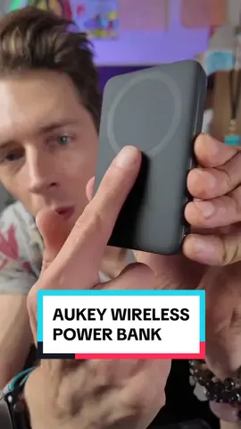 Charge your iPhone on the go with the AUKEY Magnetic Battery Wireless Portable Charger! Featuring a powerful 10000mAh capacity, 15W wireless charging, and 30W wired charging, this compact power bank ensures your device stays powered up. Perfect for gaming, video calls, and more! #WirelessCharging #PortablePower #iPhoneAccessories #TechGadgets  #FastCharging #AUKEY 