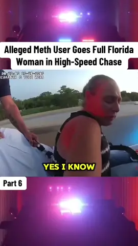 Alleged Meth User Goes Full Florida Woman in High-Speed Chase #cops #police #copsusa🚔🇺🇸 #policeofficer #foryou 