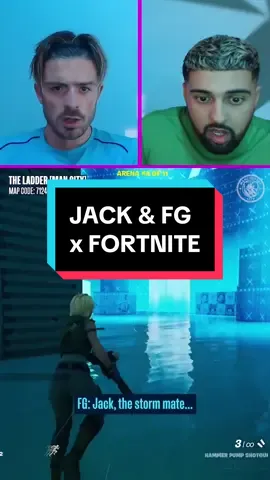 @FG takes on @Jack Grealish in our  new Fortnite map! 🙌  The Ladder [Man City] on Fortnite Creative! Game Code: 7124-6951-4339 #mancity #PremierLeague #fortnite #Soccer 