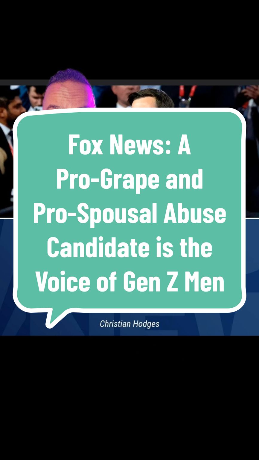 This is a ridiculous claim that fox news is making. I can't imagine any man agreeing with what the current republican party pushes. So, gen z men, are you aligned with this guy on these policies and if so, why?  #voteblue @Dr.Jim2 @Dr.Jim2 @Dr.Jim2 