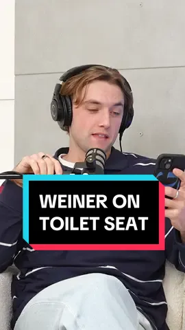 Rest it on the toilet seat? Nahhh #fyp Relatables podcast ‘things guys do that are wrong’  22.07.24