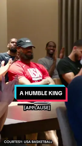 We love a humble king. 👑 #parisolympics #lebronjames #openingceremony #usa #basketball 