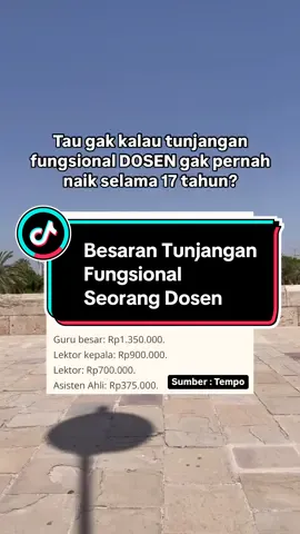 JADI GURU/DOSEN DI INDONESIA  Setelah berjuang untuk SK, saat nya berjuang untuk menyuarakan kesejahteraan guru/dosen di Indonesia. Karena untuk menjadi INDONESIA EMAS 2045 sektor yang harus di perhatikan adalah PENDIDIKAN. Terutama kesejahteraan finansial untuk guru/dosen.  Salah satu alasan banyak yg memilih berkarir di luar negeri sebagai guru/dosen karena masalah kesejahteraan yg masih belum benar-benar terjamin. Banyak guru/dosen di Indonesia memiliki pekerjaan sampingan lainnya. Bahkan ada pula yang menjadikan guru/dosen sebagi kerjaan sampingannya.  Sudah 17 tahun belum ada nya kenaikan tunjangan fungsional untuk dosen. MIRIS SIH. tapi harus tetap semangat untuk mencerdaskan kehidupan bangsa. Semoga menjadi perhatian di kabinet selanjutnya. Klo di tanya seharusnya naik berapa, mungkin bisa sampai 5x lipat karena faktor inflasi 😁(in my opinion)  Acara COC memberikan gambaran bahwa Indonesia tidak pernah kekurangan orang pintar, tapi bagaimana mempertahankan orang - orang pintar ini dan membuat mereka tertarik untuk bekerja di Indonesia terutama di sektor pendidikan. Mungkin itu PR pemerintah selanjutnya.  . . . . #dosenindonesia #dosenmuda #cpnsdosen #tunjangandosen 