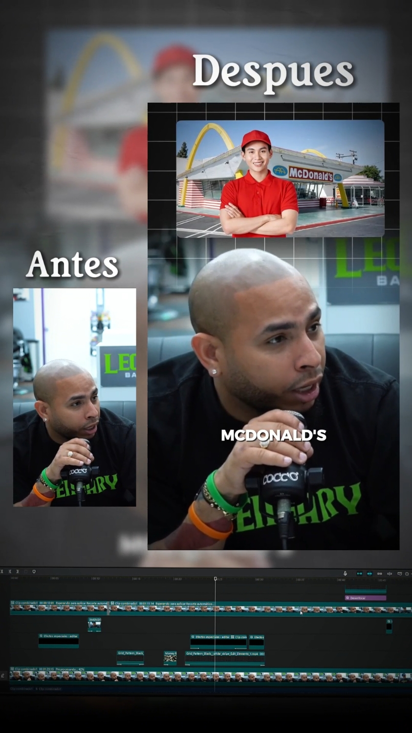 El ANTES y DESPUÉS para uno de mis clientes 💣🎬 ¿Que te pareció este edit? 📩 #shortcontent #ediciondevideo #ediciondinamica #capcut #subtitulosautomaticos #creaciondecontenido #shortformcontent #videoediting #contentmarketing #socialmediamarketing