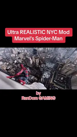 This Ultra REALISTIC NYC Mod. Marvel's Spider-Man Remastered in 60fps is NUTS! I need a PC so I can partake in the fun  - #spiderman #gaming #newyork #4k #mod 