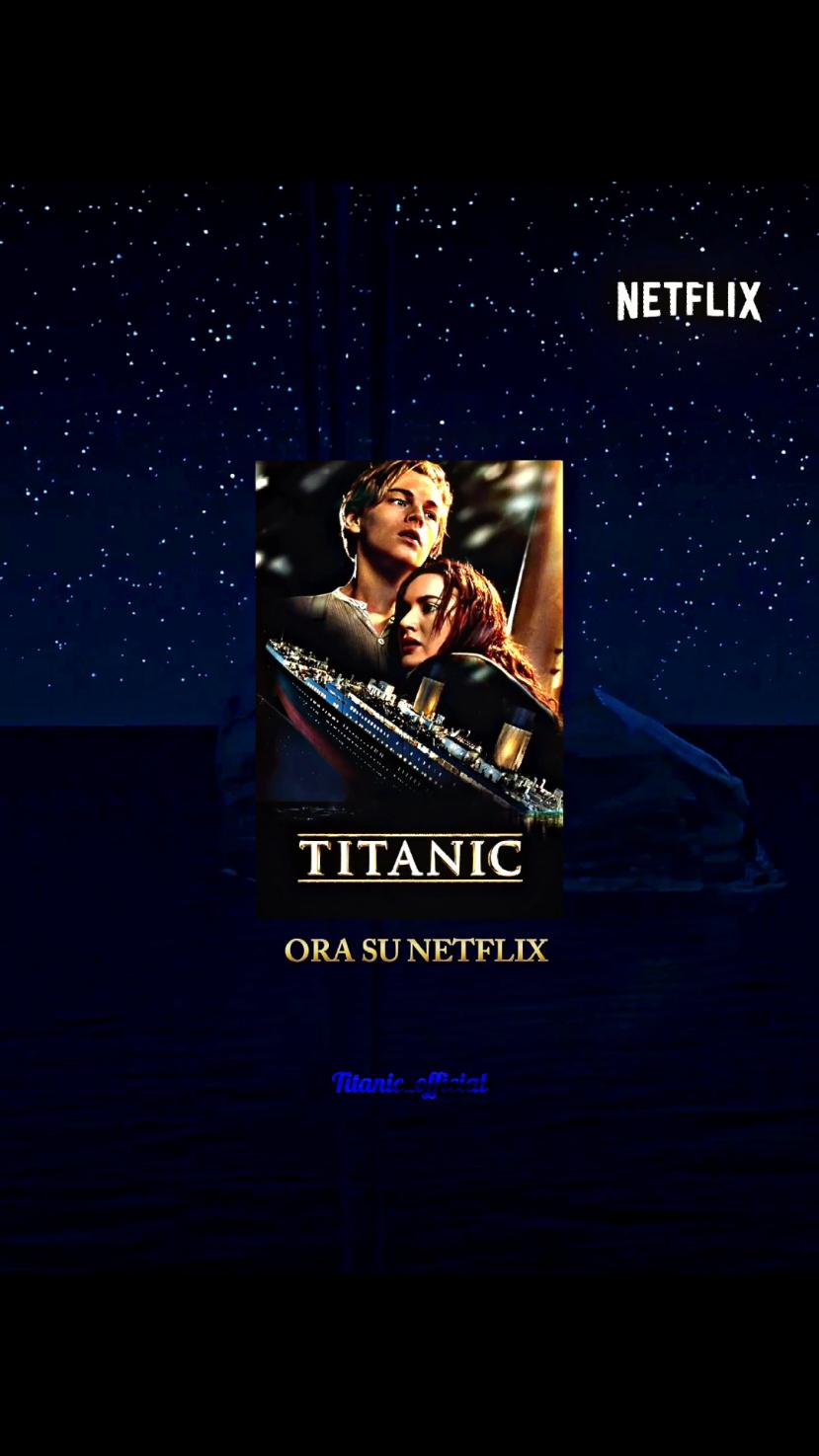 Per chi ancora non lo sapesse, il film adesso lo può trovare anche su @Netflix Italia  #fyp #perte #titanic #titanic_official #roseejack #netflix #movie 