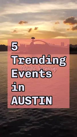 5 Summer Events in AUSTIN  #austin #zilker #agliff #pbr
