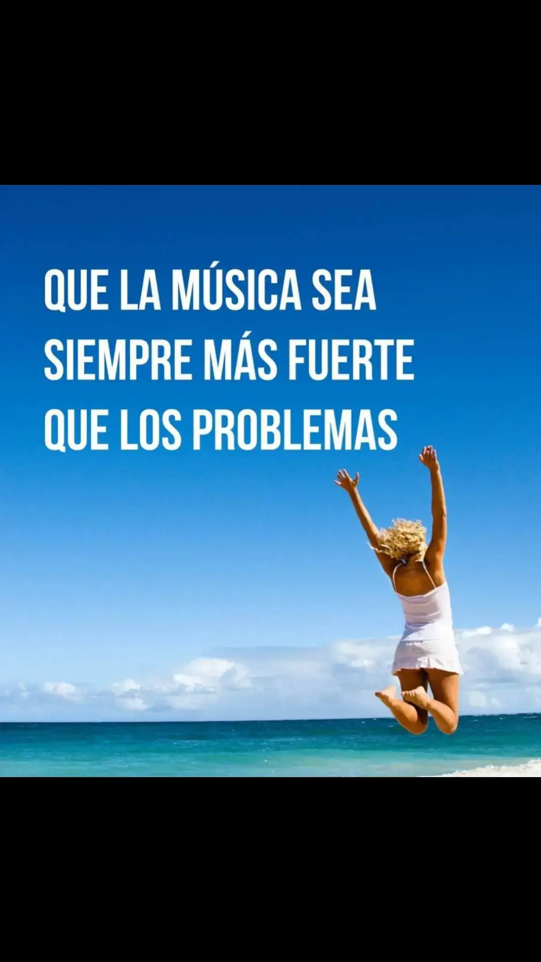 La música te relaja ....😍