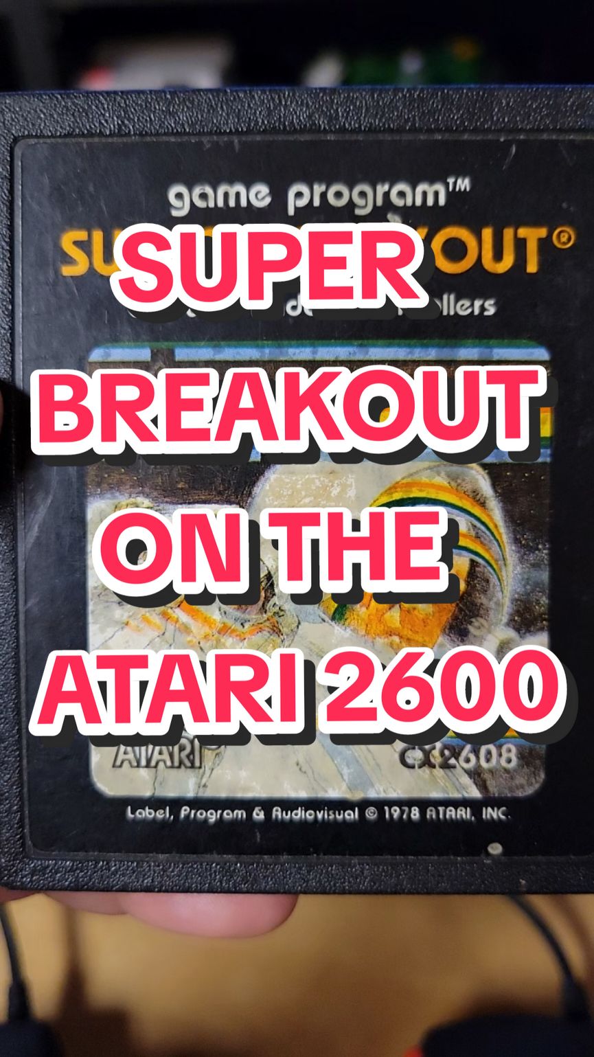 Super Breakout Atari 2600 #superbreakout #breakout #telegames #pong #parkerbrothers #atari2600 #activision #80s #game #atari800 #atari400 #atari #arkanoid #atari5200 #atari7800 #fyp #atarigames #games #bonus #foryoupage #thevideogamecollector #williams #videogames #retro #retrogaming #retrogamer #gaming #retrogames #console #cartridge #game #intellivision #sega #nintendo #c64 #commodore #ti994 #xbox #psone #ps #tg16 #coleco #cosplay #GamerGirl #GamingTips #switch #ps5 #vcs #atarivcs #colecovision #atarisports #vintagegames #gamingtricks #gameingskills #insperation #roblox #childhoodmemories #classicgaming #gametok #trends #oldgames #foryoupageofficiall #fypシ #fy #foryourepage #arcade #fypシ゚viral 