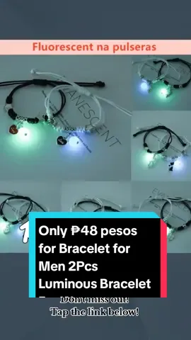 Only ₱48 pesos for Bracelet for Men 2Pcs Luminous Bracelet For Women Adjustable Couple Bracelet Best Friends Bracelets! Don't miss out! Tap the link below! #couplebracelet #TikTokShop #tiktokfinds #tiktokaffiliate #TikTokFashion #tiktokph #LearnItOnTikTok 