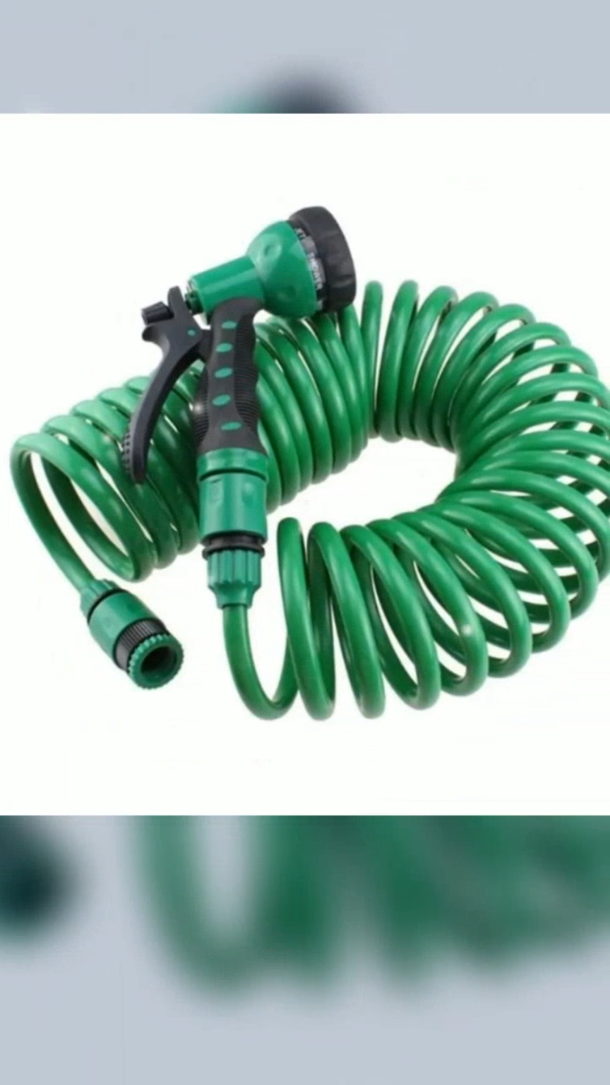 New Homeflix Coil Hose for Garden & Car Wash with Spray Gun 7.5m / 10m / 15m Only ₱259.00 #Lifestylechallenge #Tfashion #trending 