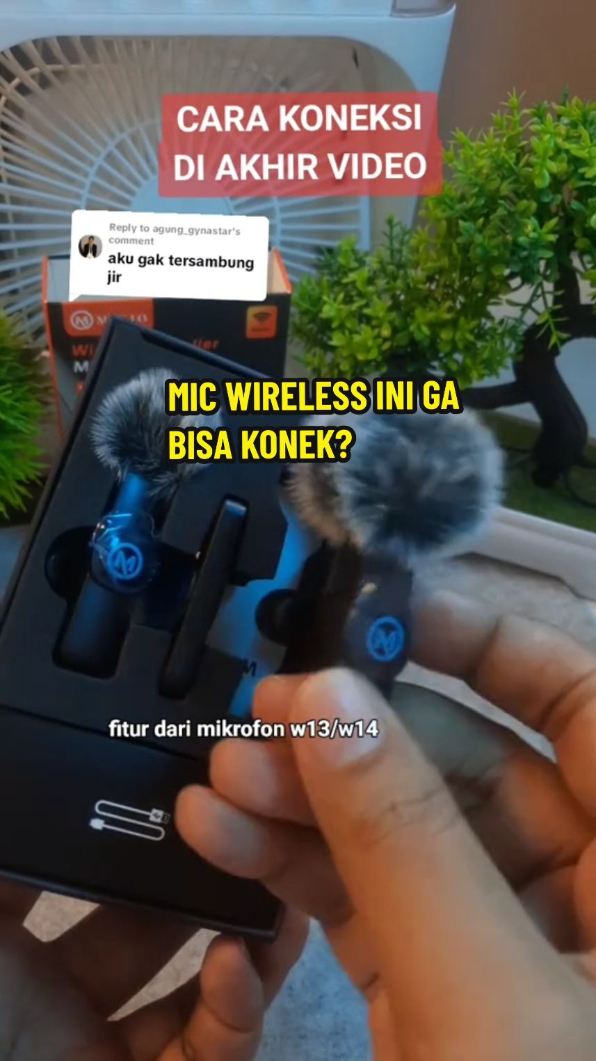 Replying to @agung_gynastarGini cara koneksikan mic wireless w13 w14 , rekomen banget buat yang nyari mic wireless low budget #micwireless #micwirelessmurahberkualitas #micwirelessmixio #mixiow14 #omgeo 