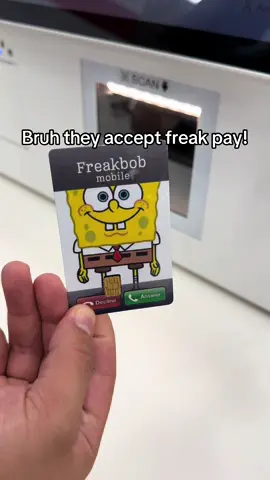 Freak pay! #dealsforyoudays #creditcardskin #stickers #mousepay #mousepad #johnpork #johnpork #freakbob #unoedit #freakpay #freakbobcallinyophone 