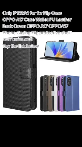 Only ₱151.96 for for Flip Case OPPO A17 Case Wallet PU Leather Back Cover OPPO A17 OPPOA17 Phone Casing Flip protective shell! Don't miss out! Tap the link below