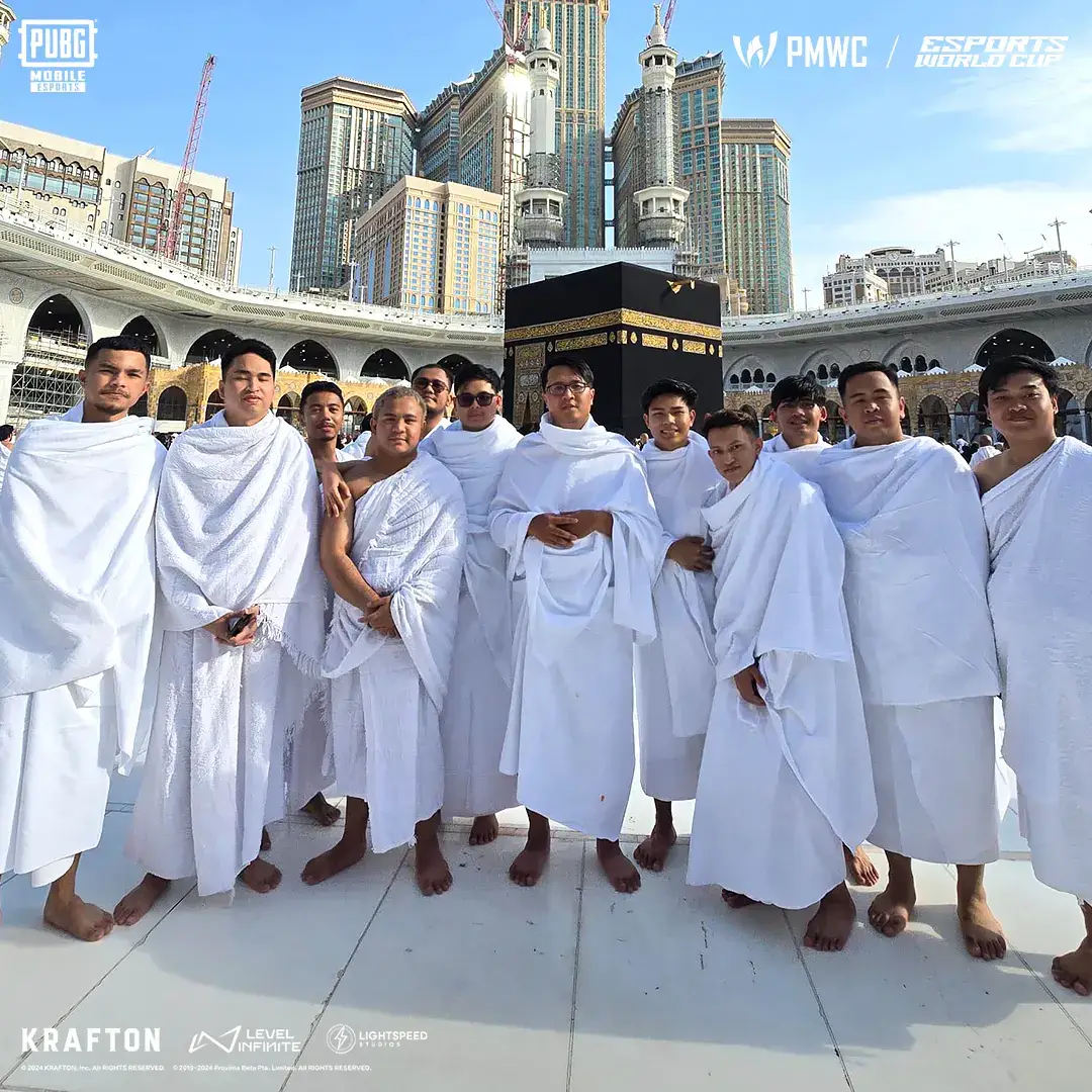 Squad @Yoodo Alliance bersama pemain @talonesportspubgm.id & @boomesportspubgm juga menunaikan Umrah di Mekah, Arab Saudi 🙌 Mereka akan kembali beraksi bersama di Main Event PMWC 2024, 26 - 28 Julai ini! ✨ Bersama kita memberi sokongan dan semoga perjalanan mereka lancar 🥰 #KitaGergaSEA #pubgmobile #pubgm #pubgmesports #pubgmobileesports #EsportsWorldCup #pmwc #pmwc2024 #ewc #KongsiBersama #KongsiJer #KakiGaming