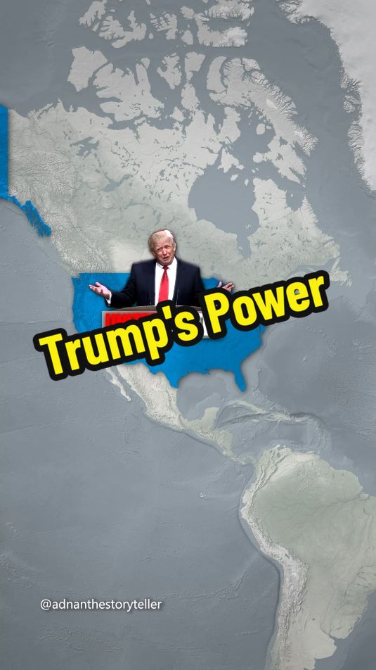 Trump's Power #pakistan #facts #maps #usa #tiktok 