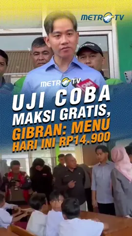 Gibran Rakabuming uji coba program Makan Bergizi Gratis di SDN Sentul, Bogor, Selasa (23/7). #tiktokberita #makanbergizigratis #gibran #prabowo