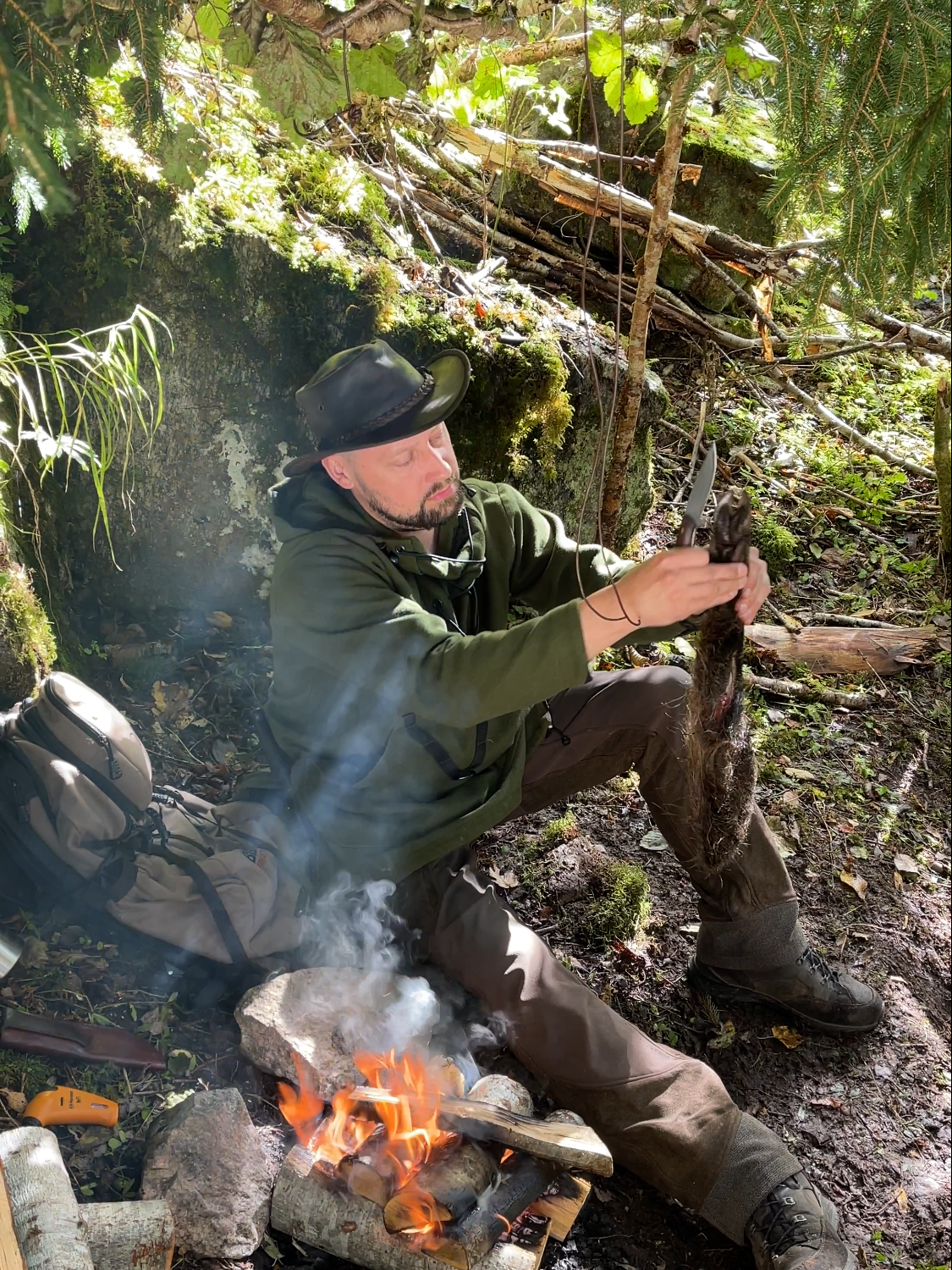 What do you think this is?🥰  #nature #outdoorcooking #firekitchen