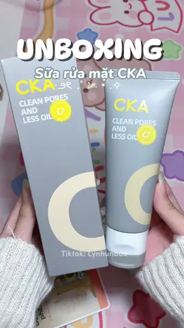 Sữa rửa mặt CKA siu hot hit lun nè ✨🫧🧸 #ckavn #cka #suủauamat #suaruamatcka #unboxing #unbox #xuhuong #lyihndofashion 