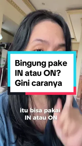 Bedanya “in” sama “on” #englishtips #belajarvocab 