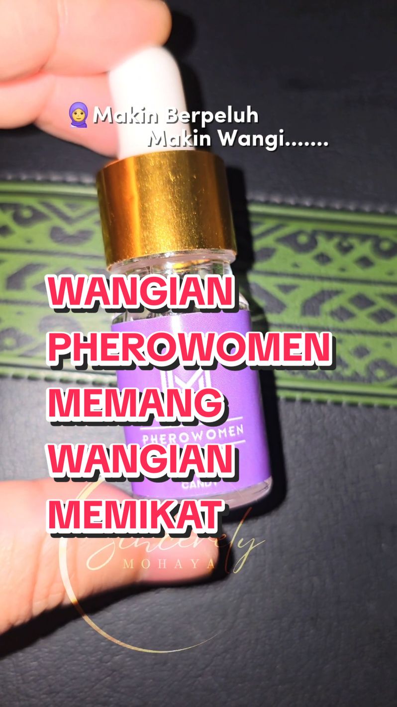 Wangianuntuk perempuan kuat berpeluh. yg ini Lagi wangii  #pheropassion #pheromoneperfume #pherowomen #wangian #wangianmemikathatiterpikat 