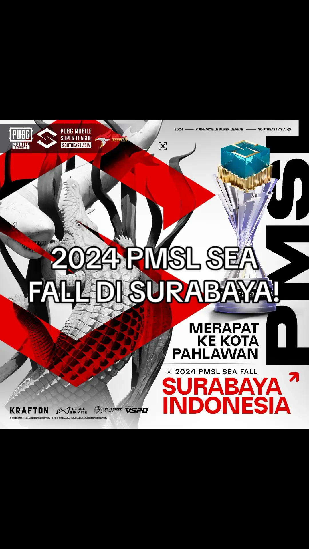 2024 PMSL SEA FALL DI SURABAYA! AREK-AREK SUROBOYO MERAPATT🇮🇩❤️‍🔥✨ #2024PMSLSEAFALL #PUBGMOBILEESPORTS #PUBGMINDONESIA #PUBGMOBILE #POCOIDxPMSLS3 #POCOnyaBeraksi #POCOF6xPUBGMobile 