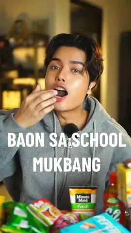 Mga BAON SA SCHOOL Mukbang! ano favorite nyo? comment para i’ll include sa part 2 hihi ALSO WHAT SHOULD I EAT NEXT? drop your cravings :)) KAIN TAYOOO! #mukbang #FoodTok #LongerVideos 