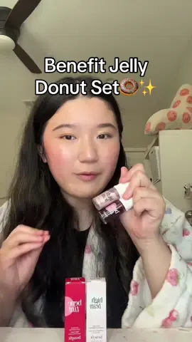 My favorite duo for a glowy flush from within look✨🍩 I’m obsessed with benetint as a cheek and lip stain for the perfect blush and lip tint and high beam for the perfect highlight glowy makeup look🩷 them together is the dream team @Benefit Cosmetics  #BenefitSuperBrandDay #SuperBrandDay #JellyDonut #BenefitPartner #ad #benetint