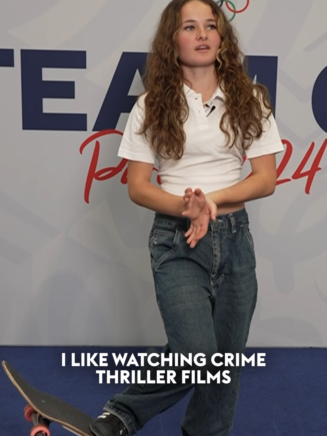 Getting to know Lola Tambling! #olympics #skating #skateboarding #paris2024