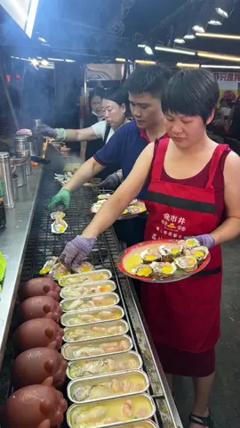 Hàu nướng trứng kút #xuhuong #fyp #asiafoods #food #anvatduongpho #amthucduongpho #amthuc 