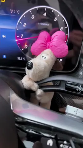 Such a cute steering wheel decoration doll#car#socute #good