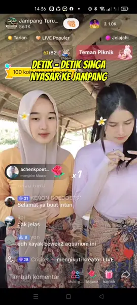 Detik - Detik Gadis desa Melihat Singa nyasar#fypシ゚viral #kembangdesa @kenon.boedoet91 