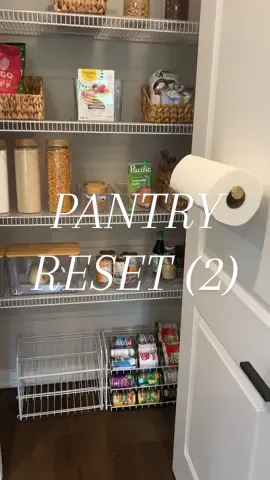 Armed our pantry with glass, screw top containers with rubber seals for our grains and organization bins👊🏻 not letting it get into its previous state and we added enough bay leaves to stave off the entire weevil population 😂  We are slowly rebuilding our food supply but we got plenty of extra containers for when we add more food —whatcha think?!🫶🏼💕🎀 💕#pantryrestock #restockasmr #restockwithme #asmrvideo #satisfyingsounds #satisfyingsounds 