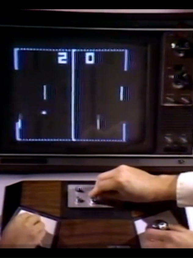 Pong Video Game 1976 Woolco TV Commercial #pong #retrogame #retrogamingontiktok #retrogamers #retrogaming #atari #oldtvcommercials