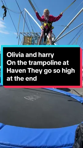 Haven trampoline #haven #myhavendays #holiday #uk #fun #kids #fyp 
