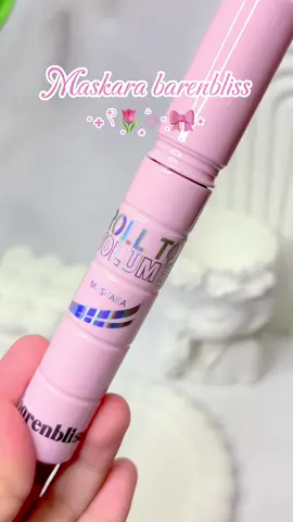 Mascaranya @barenbliss_id emang sebagus itu!! Ringan dan yang penting ga gampang turun!anti badai dan packaging nya lucu bngt pinky 🌷🎀mumpung stocknya ada buruan CO#barenbliss #mascara #mascarabarenbliss #bnb #mascaraviral #fyp #cute 