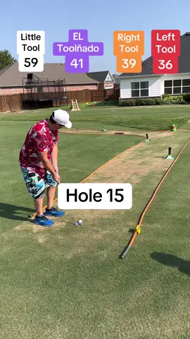 Backyard Mini Golf Tournament - Hole 15