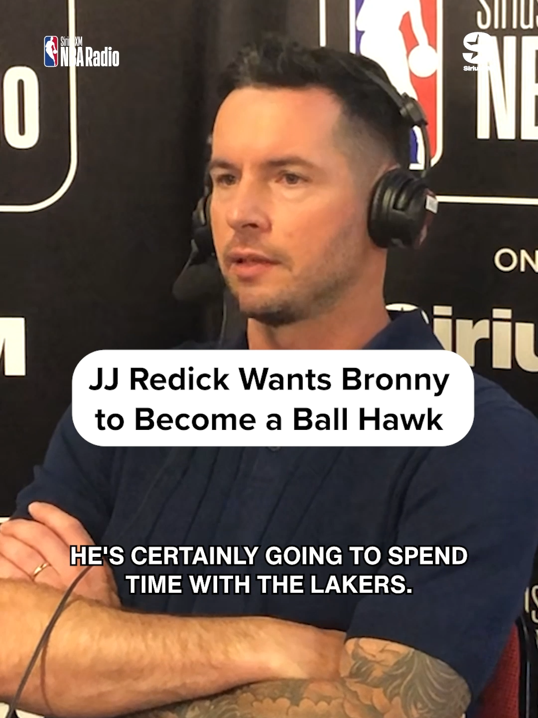 JJ Redick wants Bronny James to be an absolute ball hawk this season—if he’s ever more than three feet away from the ball, he’s playing the game wrong 🏀 #NBA #Basketball #JJRedick #BronnyJames
