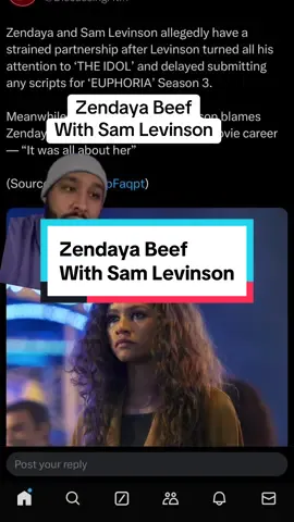#greenscreen zendaya supposedly has some tension with sam levinson. I wonder how that will affect euphoria season 3 #euphoria #zendaya #samlevinson #euphoriaseason3 