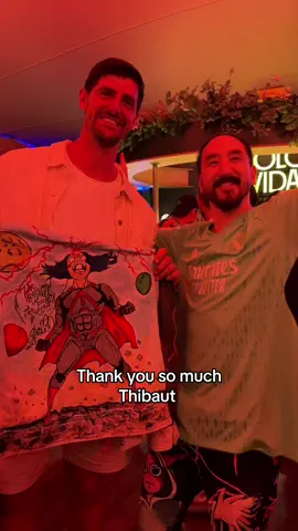 My bro @Thibaut Courtois, much love thank you for my first jersey swap… well sort of lol #tomorrowland #belgium #realmadrid 
