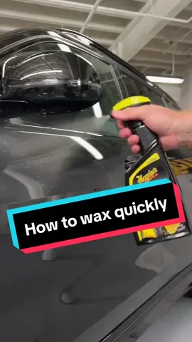Spray, wipe, done! Ultimate Quik Wax #meguiars #howto #DIY #CleanTok #bmwmotorsport #carhacks #cartrend #autotok #detailtok #automotive #detailing #asmr