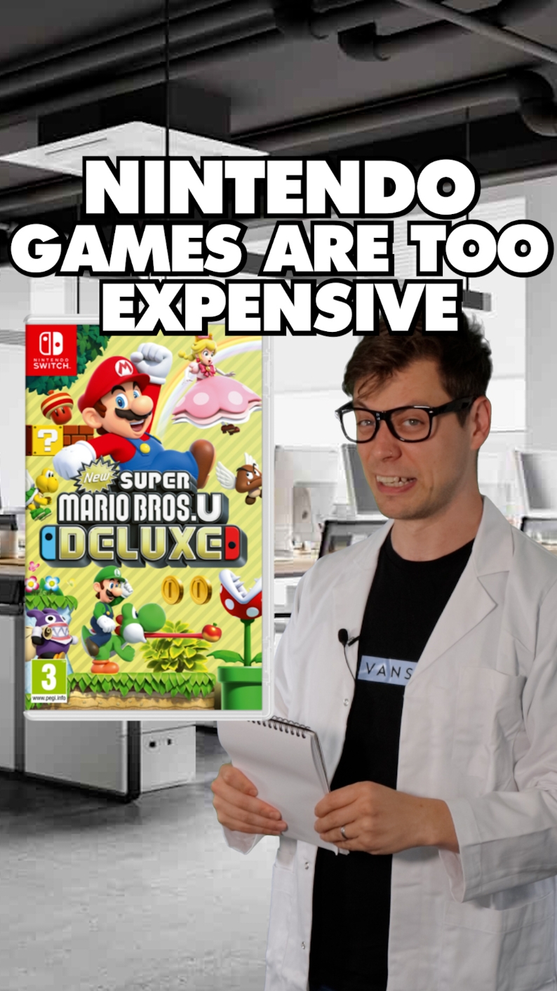 Are Nintendo Games Too Expensive?? #nintendo #nintendoswitch  #mario  #gaming #gamer #tiktokgamer #tiktokgame #funny #videogame #youtuber #skit #videogames  #sketch #luigi 