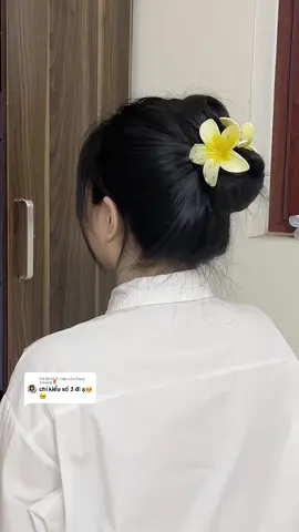 Trả lời @Baoo Traaam🌷  hướng dẫn kiểu tóc với kẹp hoa sứ #GocLamDep #cachkeptoc #buitoc #buitockepcangcua #kephoasu #keptochoasu #vtvcab #ninhninhh98 
