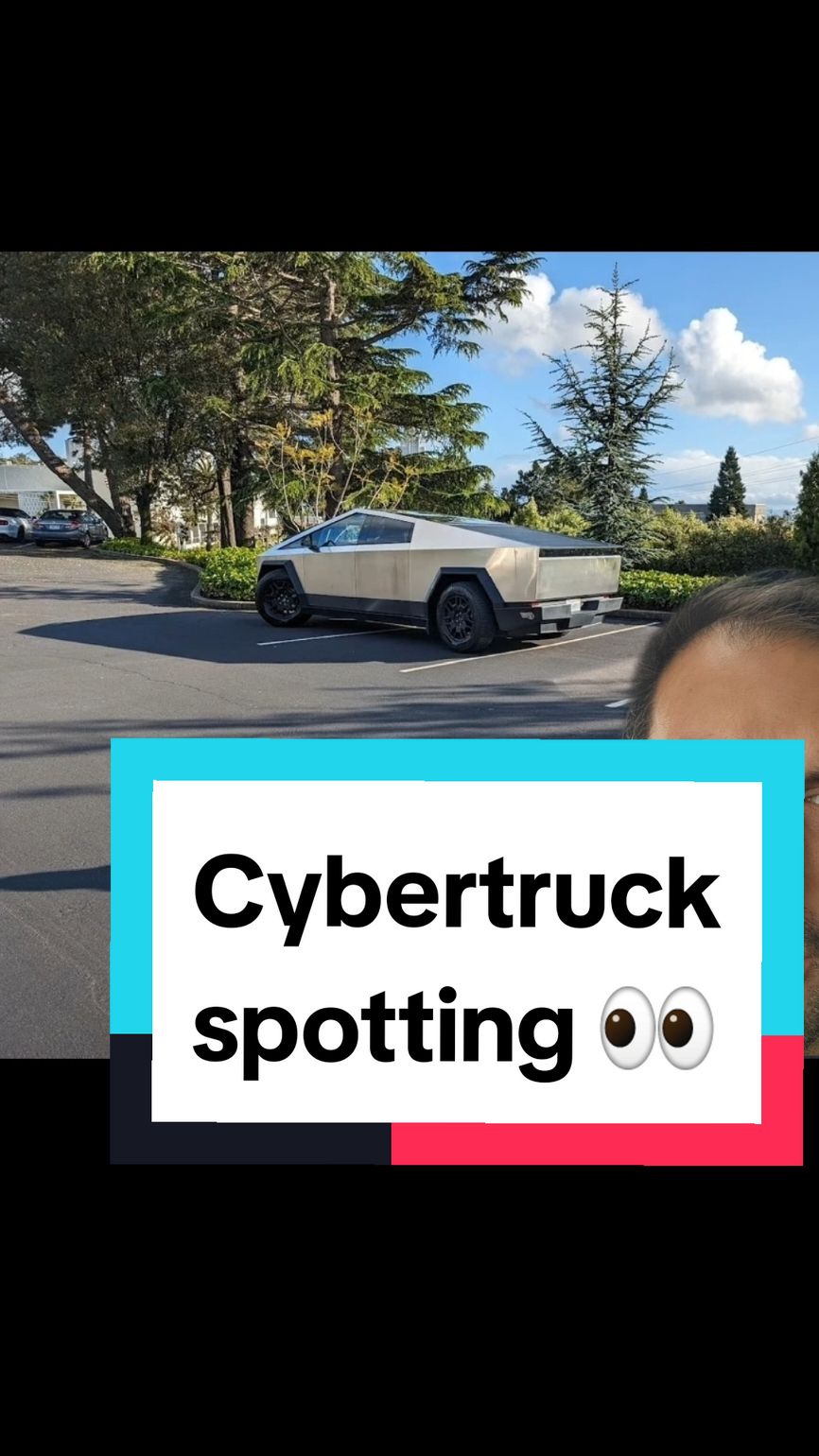 let's play a #cybertruck spotting game #trucks #tesla #elonmusk 