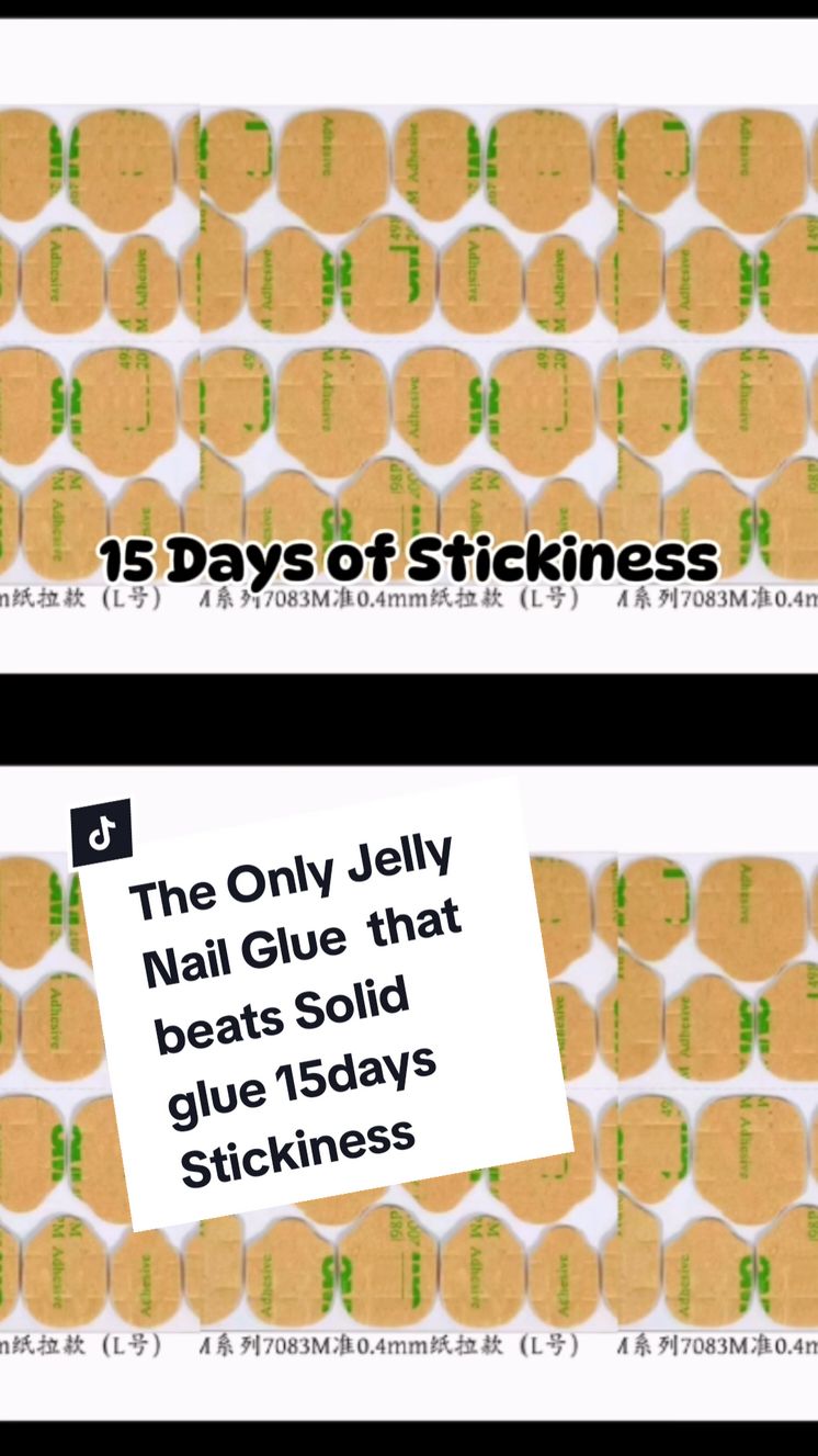 The Only Jelly Nail Glue  that beats Solid glue 15days Stickiness #nailglue #artificialnailglue #solidglue #nailglue #glue #jellyglue 