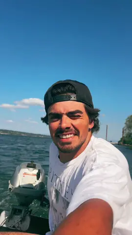 Tested out the freshly patched dinghy with an unknown amount of fuel and got so caught up in the fun that I ended up cruising to my own private island. #sailing #dream #sailinglife #boatlife #boating #fypシ゚viral #boat #sailboat 